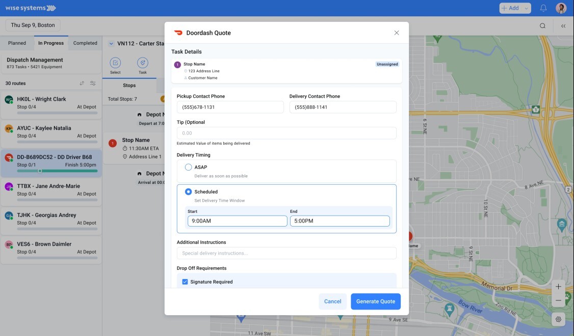 DoorDash Dial - InTempo CSX