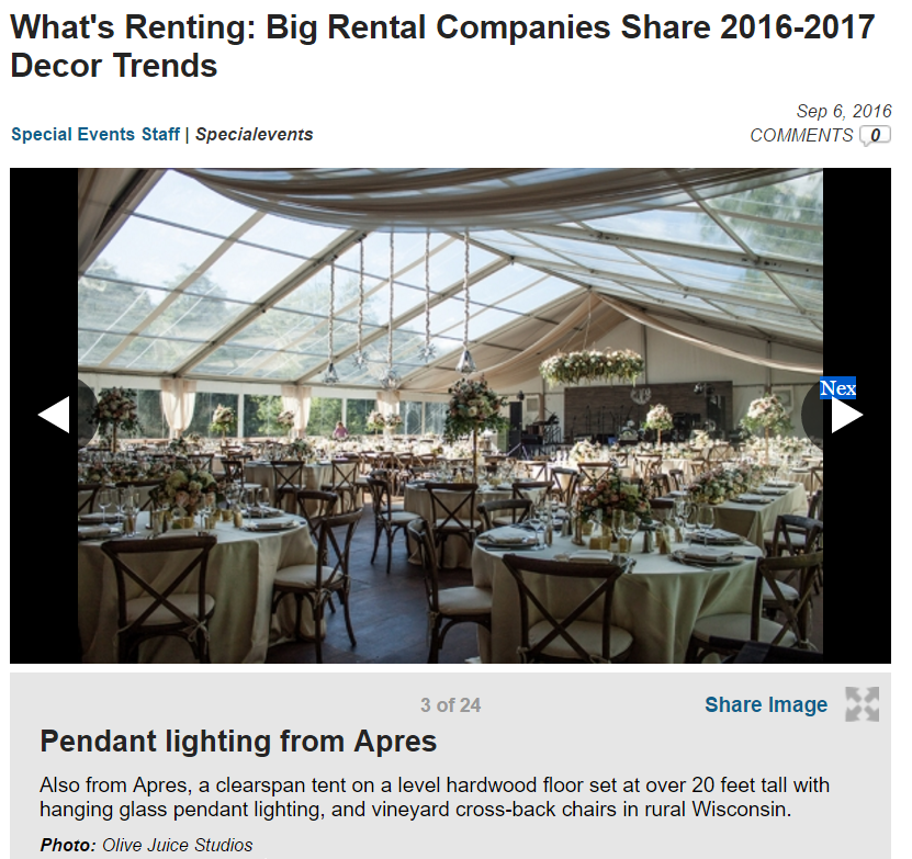 Trends in Party & Event Rentals